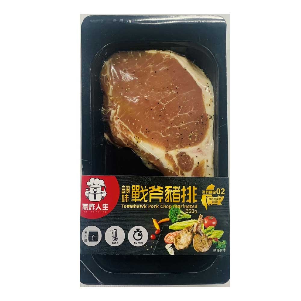 調味戰斧豬排250g (單支)